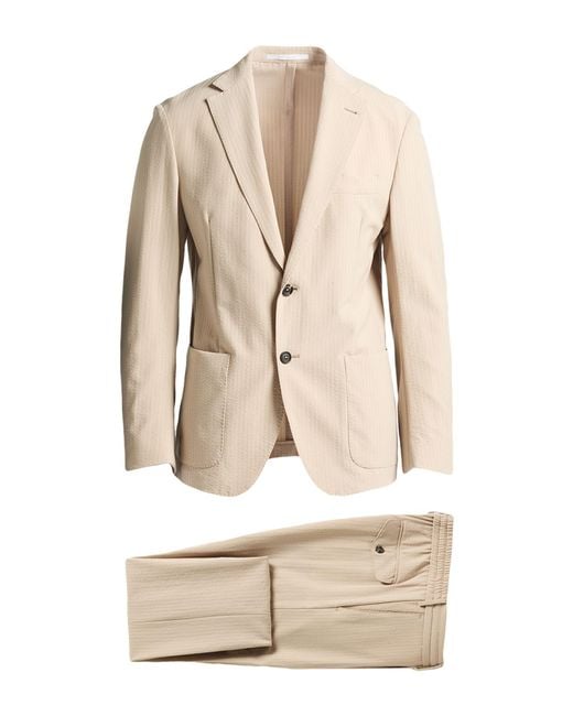 Eleventy Natural Suit Virgin Wool for men