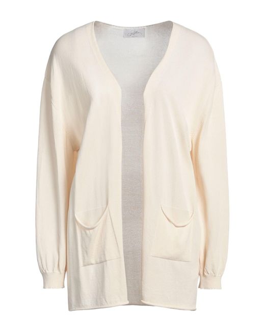 Soallure White Strickjacke
