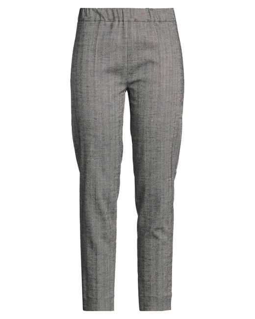 D.exterior Gray Pants Viscose, Wool, Polyester, Elastane