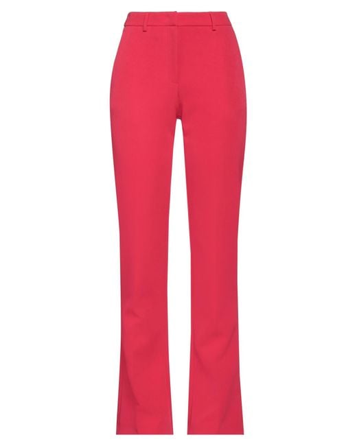 Rebel Queen Red Pants Polyester, Elastane