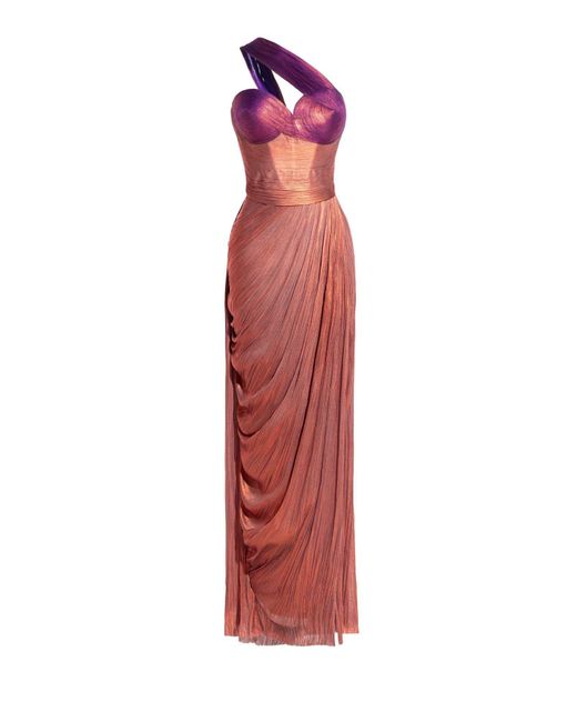 Robe longue Maria Lucia Hohan en coloris Red