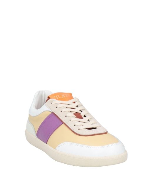 Tod's Pink Sneakers Leather