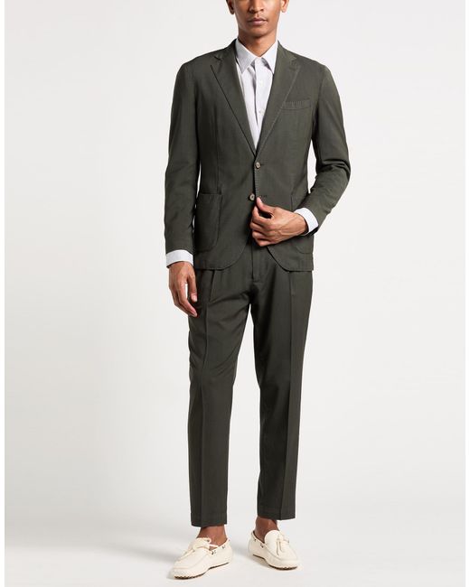 Santaniello Gray Suits for men