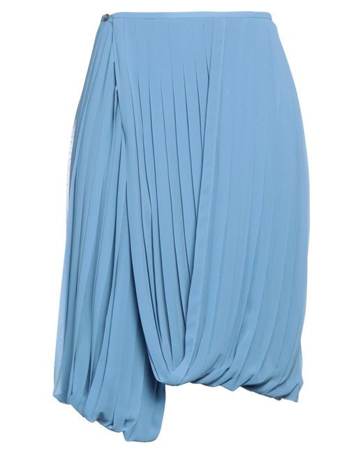 Dries Van Noten Blue Midi Skirt