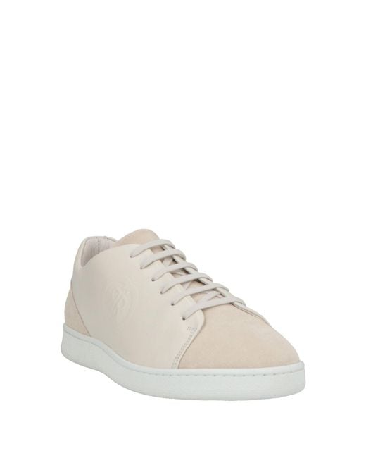 Cerruti 1881 White Sneakers Calfskin for men