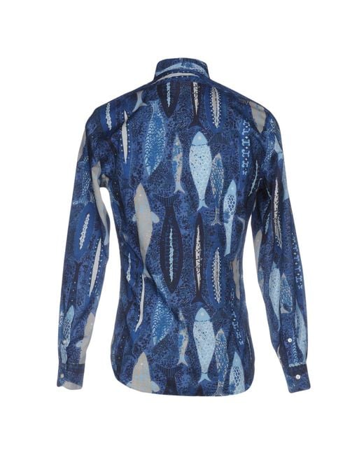 Boglioli Blue Shirt for men