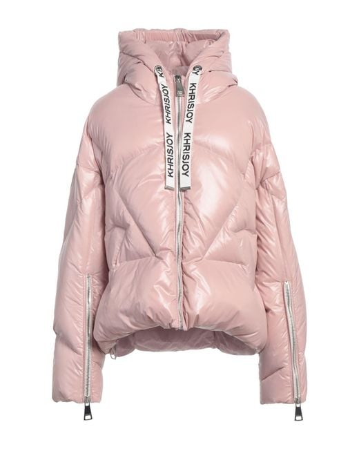 Khrisjoy Pink Antique Rose Puffer Polyamide