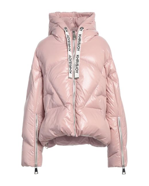 Khrisjoy Pink Antique Rose Puffer Polyamide