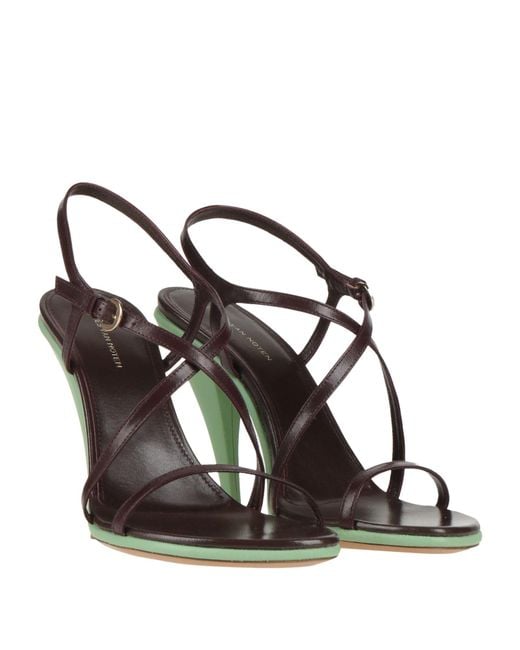 Dries Van Noten Metallic Sandals