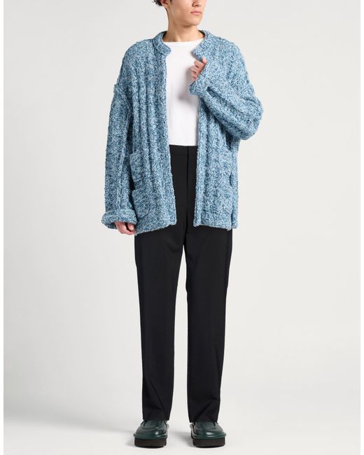 MSGM Black Pants Virgin Wool, Elastane for men