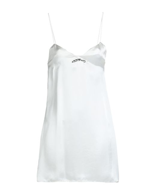 Vetements White Mini-Kleid