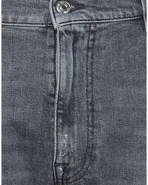 Grifoni Gray Jeans Cotton, Elastane for men