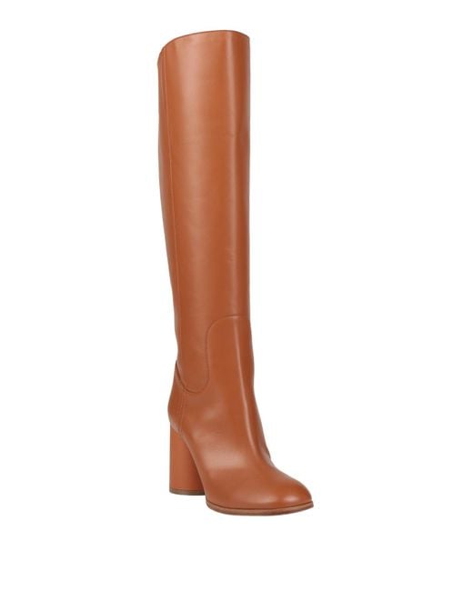 Casadei Brown Boot Leather