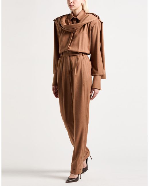 Batakovic White Camel Jumpsuit Wool