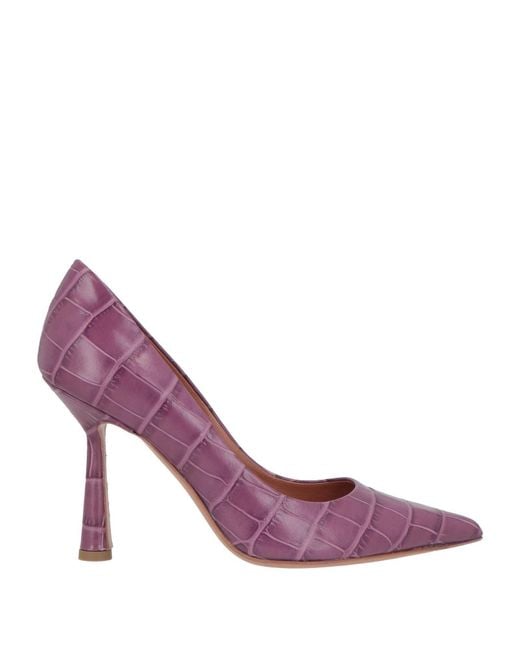 Aldo Castagna Purple Mauve Pumps Leather