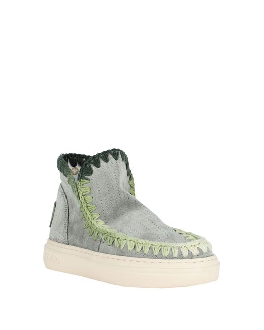 Mou Green Ankle Boots
