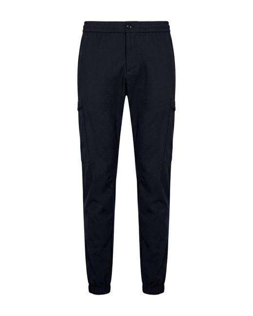 Paul & Shark Blue Midnight Pants Polyester, Wool, Elastane for men