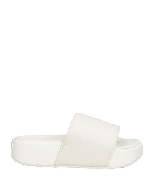 Y-3 White Sandals for men