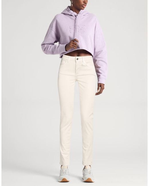 Liu Jo White Pants Cotton, Elastane