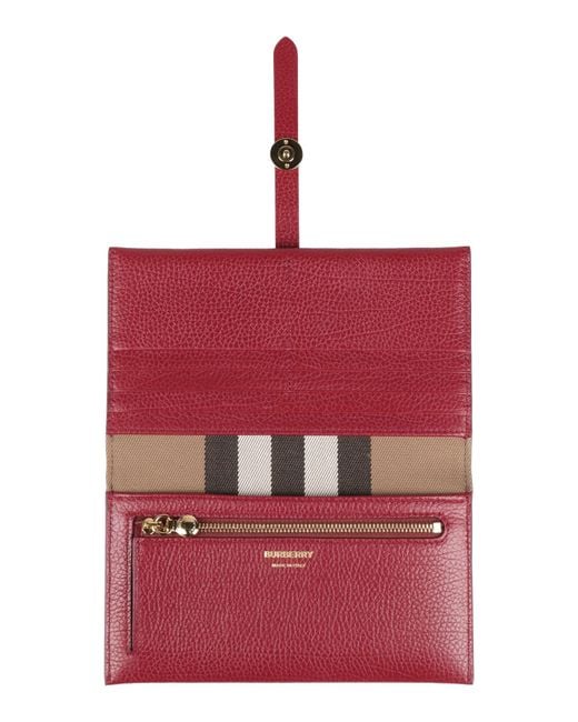 Burberry Red Brieftasche