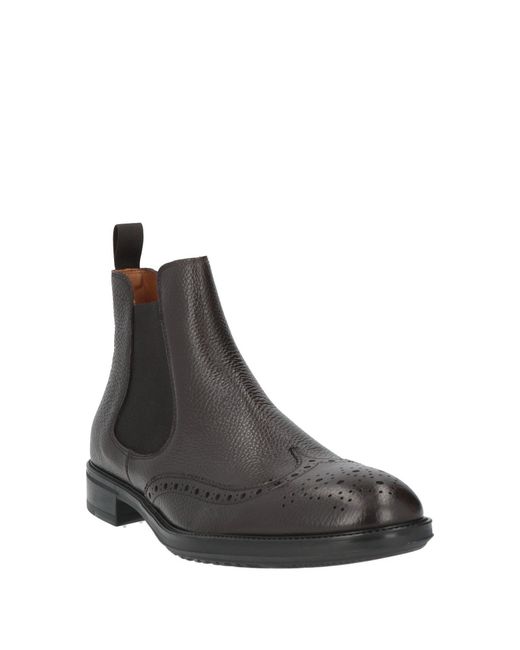 Doucal's Black Ankle Boots Leather for men