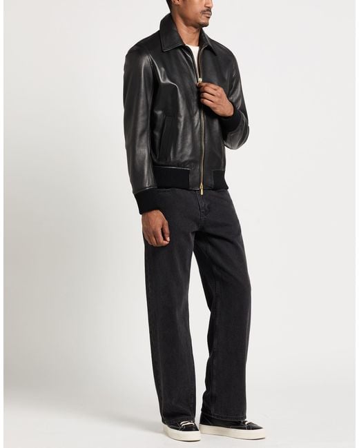 Lardini Black Jacket Leather for men