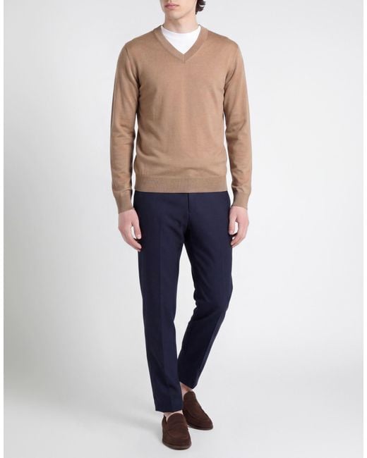 Paolo Pecora Natural Sweaters for men