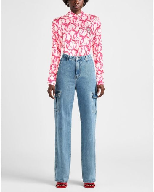 Jijil Pink Fuchsia Shirt Polyester