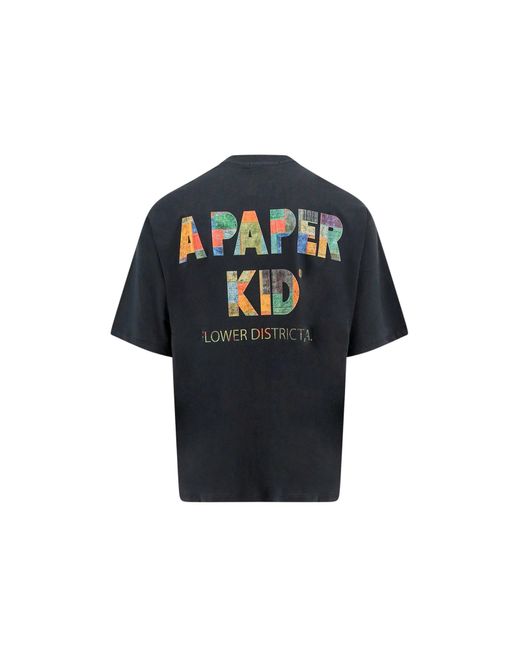 Camiseta A PAPER KID de hombre de color Blue