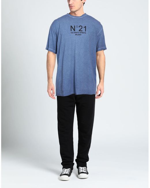 N°21 Blue T-Shirt Cotton for men