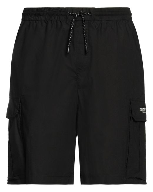 Armani Exchange Black Shorts & Bermuda Shorts for men