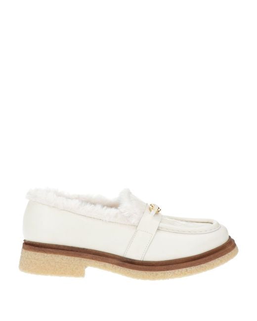 Nila & Nila White Loafers Calfskin