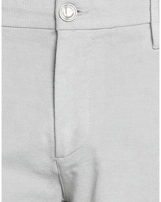 RE_HASH Gray Light Pants Cotton, Modal, Elastane for men