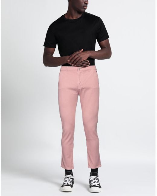 Daniele Alessandrini Pink Pants for men