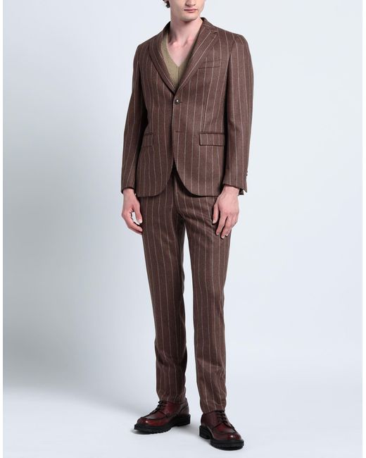 BRERAS Milano Brown Suit for men