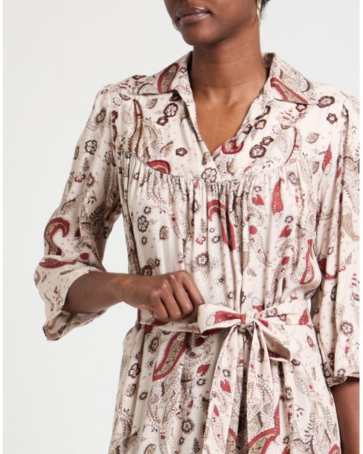 CONNOR & BLAKE White Midi Dress Viscose