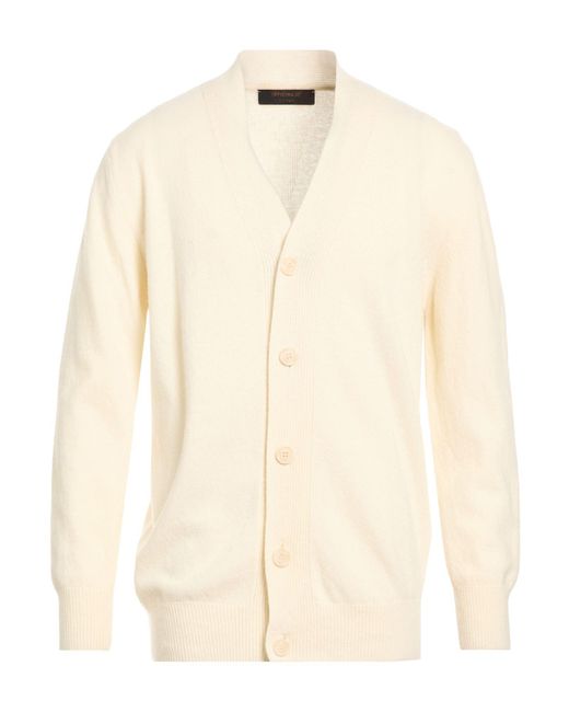 Officina 36 Natural Cardigan Wool, Polyamide for men
