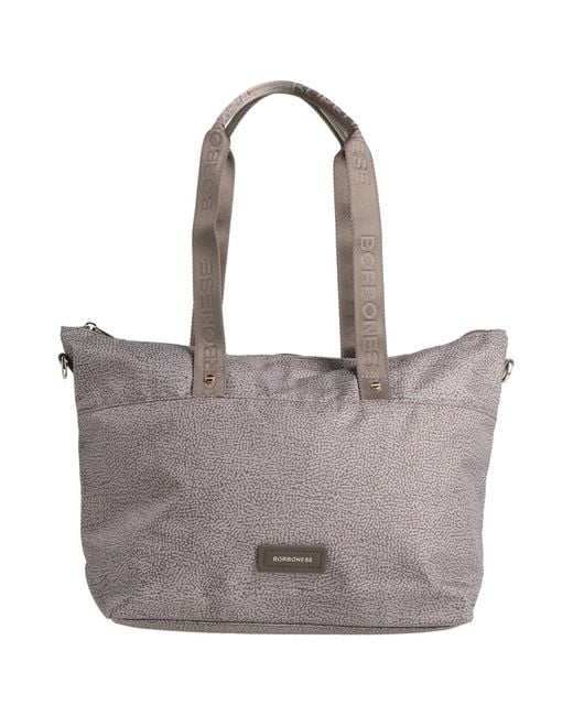Borbonese Gray Handbag