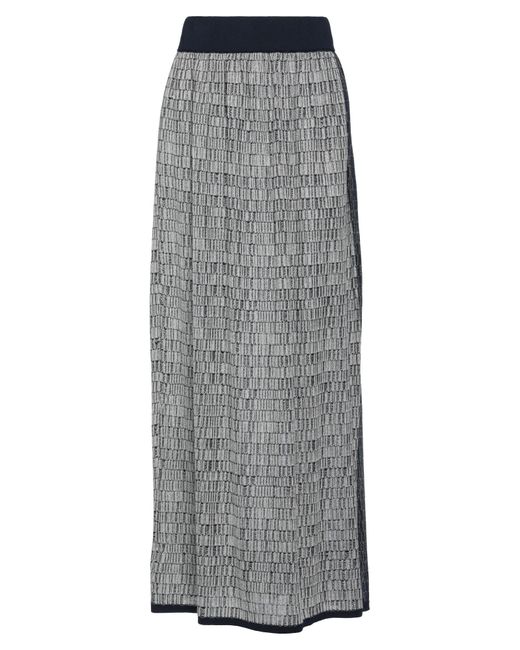 NEERA 20.52 Gray Maxi Skirt