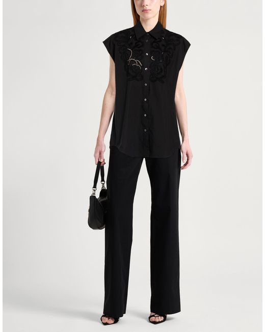 P.A.R.O.S.H. Black Shirt Cotton