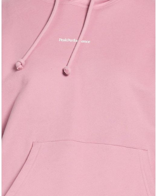 Peak Performance Pink Sweatshirt Cotton