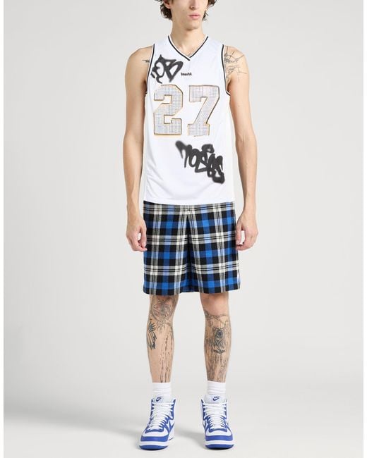DISCLAIMER White Tank Top Polyester for men
