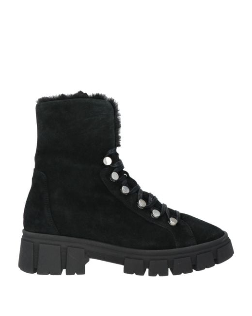 Cerruti 1881 Black Ankle Boots Cow Leather