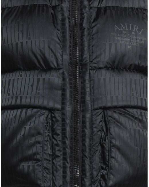 Amiri Black Vest Polyamide for men