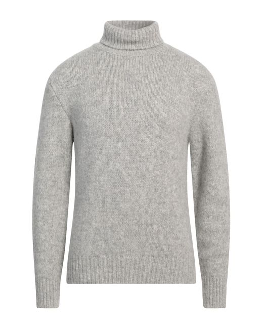 Doppiaa Gray Turtleneck for men