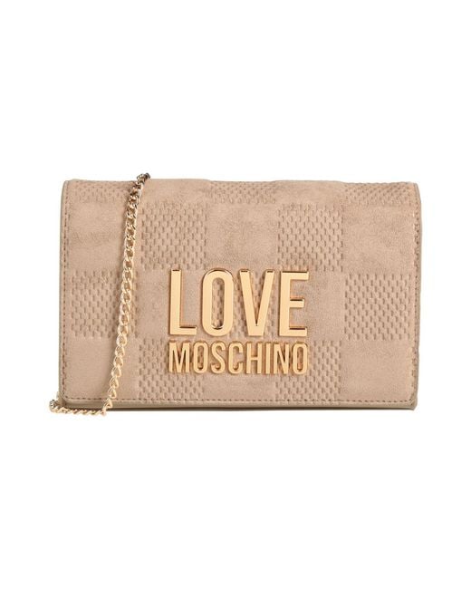 Love Moschino Natural Cross-Body Bag
