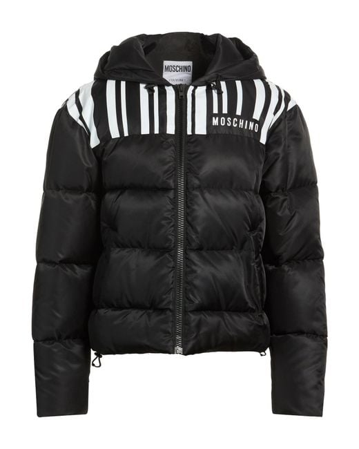 Moschino Black Puffer Polyamide for men