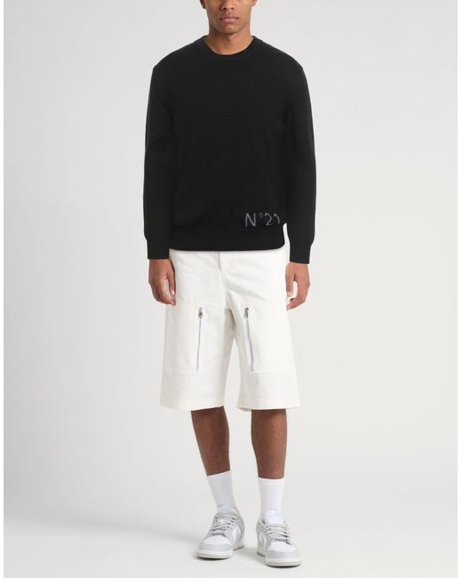 N°21 Black Sweater Virgin Wool for men