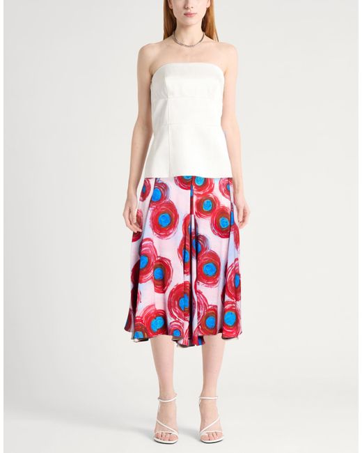 Marni Red X Flaminia Veronesi Midi Skirt Viscose