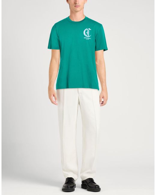 Just Cavalli Blue T-Shirts for men